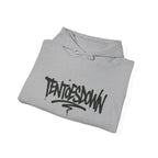 Fear of Being Average Hoodie — Streetwear Graphic Pullover with 'TentoesDown' Logo