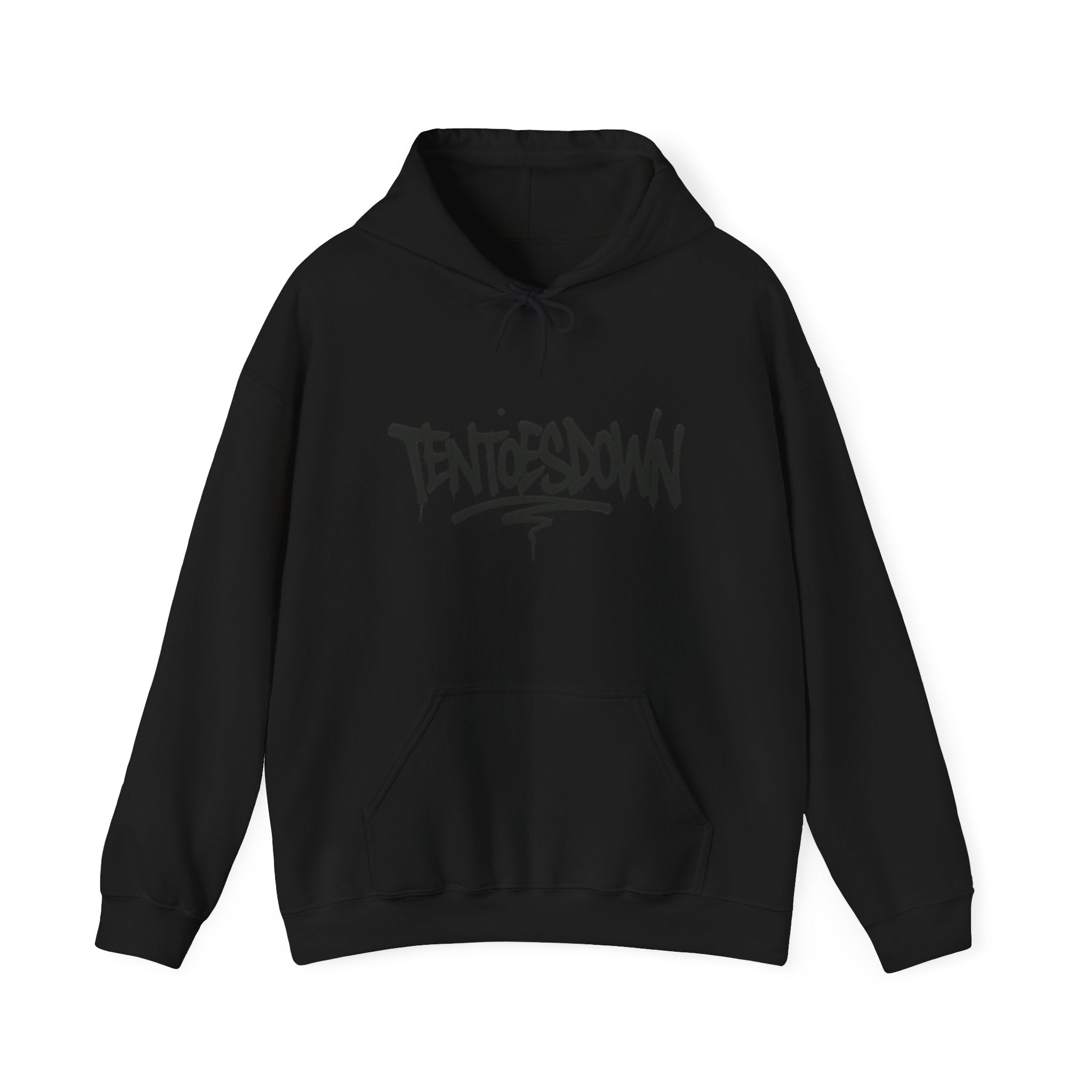 Fear of Being Average Hoodie — Streetwear Graphic Pullover with 'TentoesDown' Logo