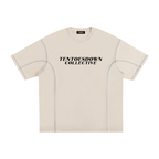 Streetwear Contrast-Stitched Cotton T-Shirt