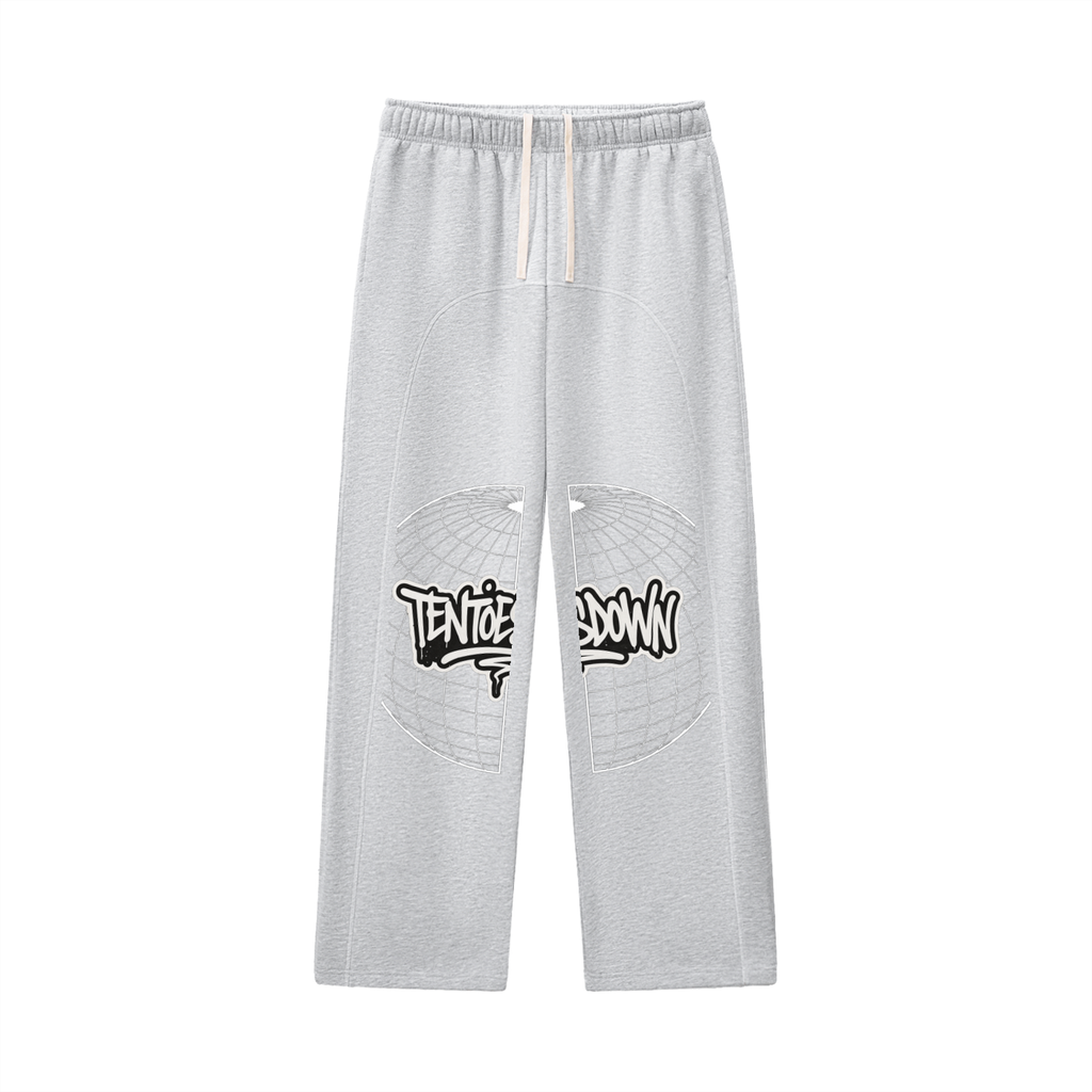 Contrast-Stitched Fleece Sweatpants