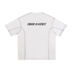 Streetwear Contrast-Stitched Cotton T-Shirt