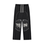 Contrast-Stitched Fleece Sweatpants